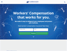 Tablet Screenshot of normandyins.com